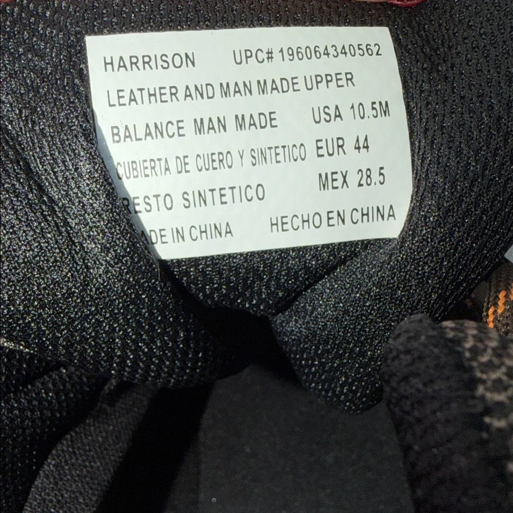 Eddie Bauer Harrison Gray and Orange leather Hiking Boots 10.5 NWT - Picture 5 of 10